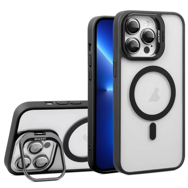 For iPhone 13 Pro U1 Invisible Lens Holder Acrylic + TPU MagSafe Magnetic Phone Case