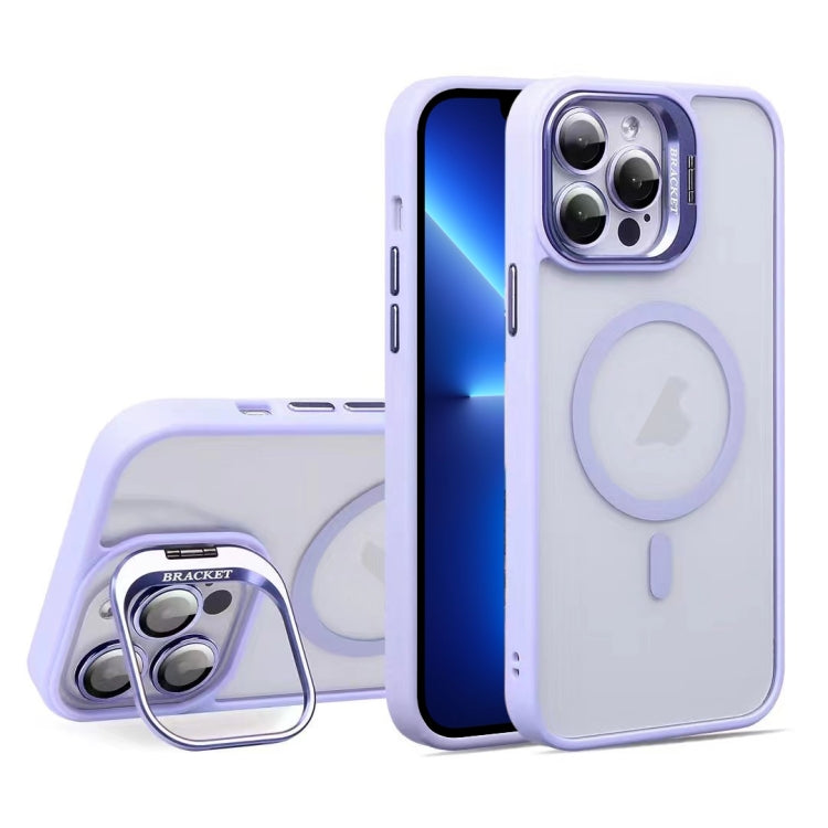 For iPhone 13 Pro U1 Invisible Lens Holder Acrylic + TPU MagSafe Magnetic Phone Case