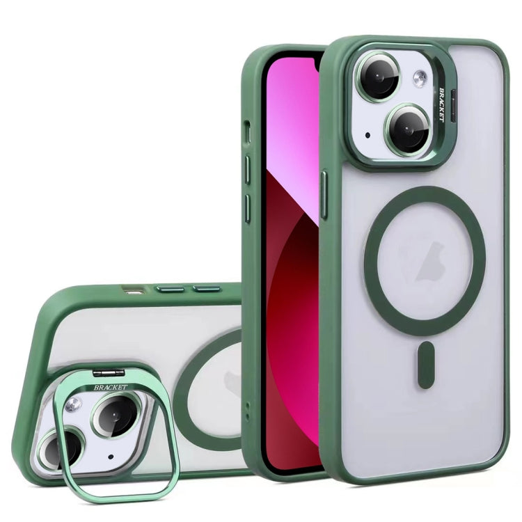 For iPhone 13 U1 Invisible Lens Holder Acrylic + TPU MagSafe Magnetic Phone Case