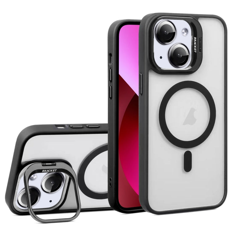 For iPhone 13 U1 Invisible Lens Holder Acrylic + TPU MagSafe Magnetic Phone Case