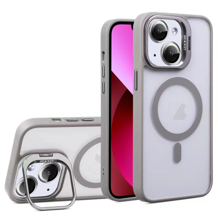 For iPhone 13 U1 Invisible Lens Holder Acrylic + TPU MagSafe Magnetic Phone Case