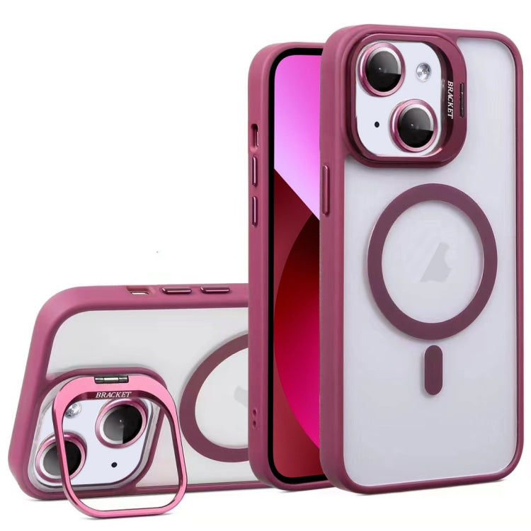 For iPhone 13 U1 Invisible Lens Holder Acrylic + TPU MagSafe Magnetic Phone Case