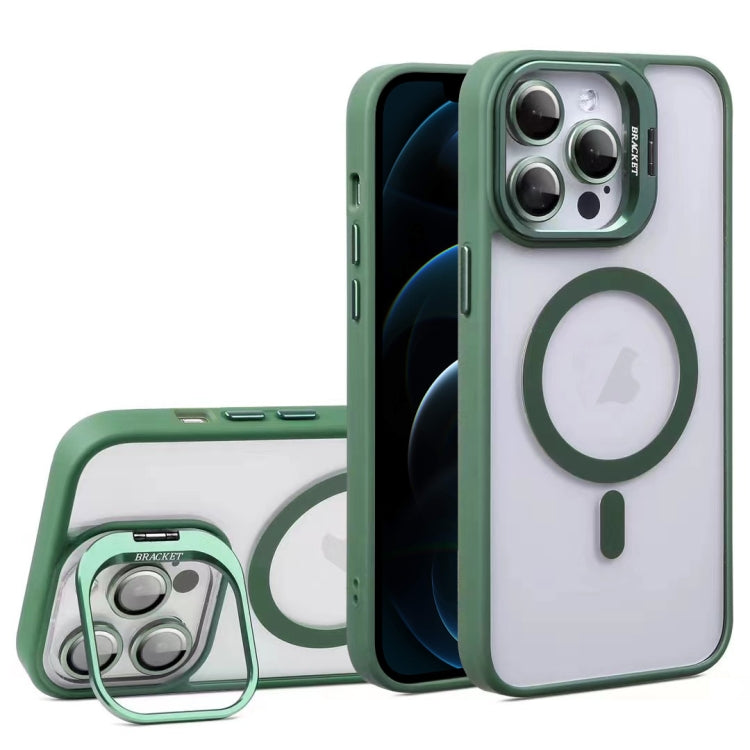 For iPhone 12 Pro Max U1 Invisible Lens Holder Acrylic + TPU MagSafe Magnetic Phone Case
