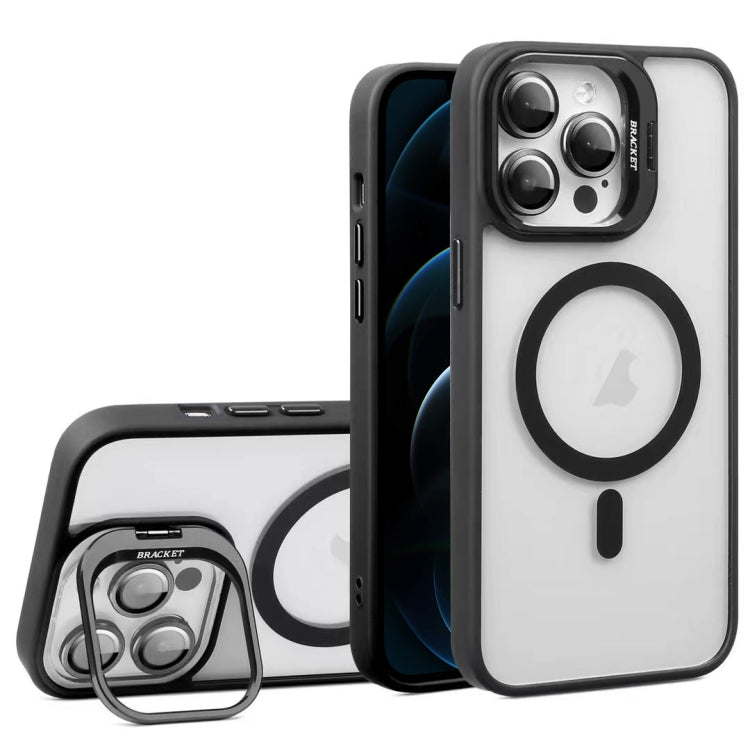 For iPhone 12 Pro Max U1 Invisible Lens Holder Acrylic + TPU MagSafe Magnetic Phone Case