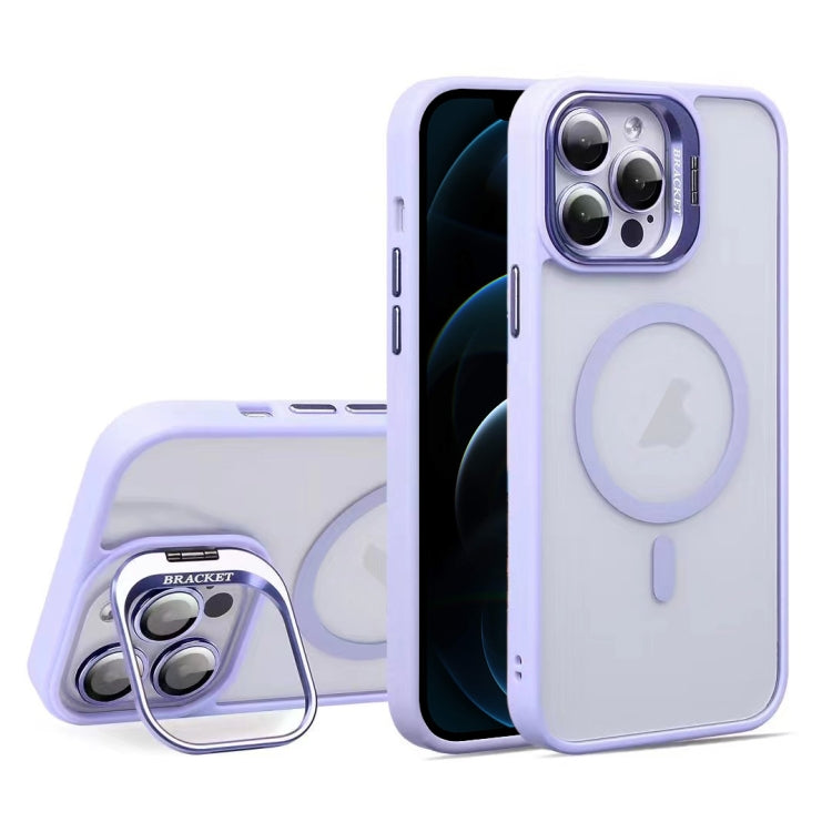 For iPhone 12 Pro Max U1 Invisible Lens Holder Acrylic + TPU MagSafe Magnetic Phone Case