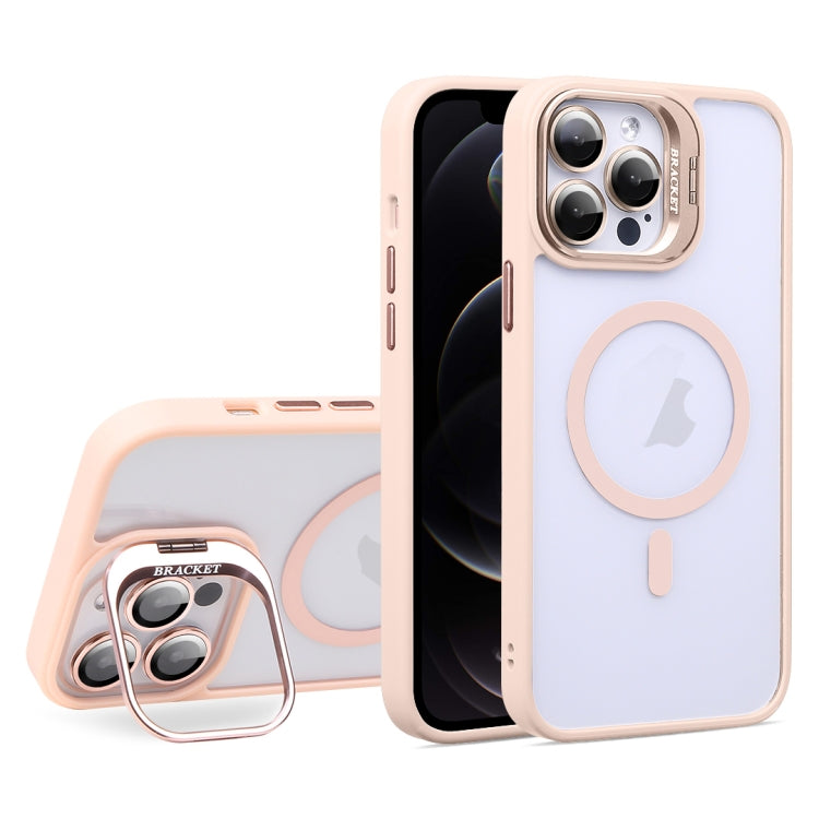 For iPhone 12 Pro U1 Invisible Lens Holder Acrylic + TPU MagSafe Magnetic Phone Case