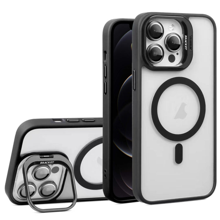 For iPhone 12 Pro U1 Invisible Lens Holder Acrylic + TPU MagSafe Magnetic Phone Case