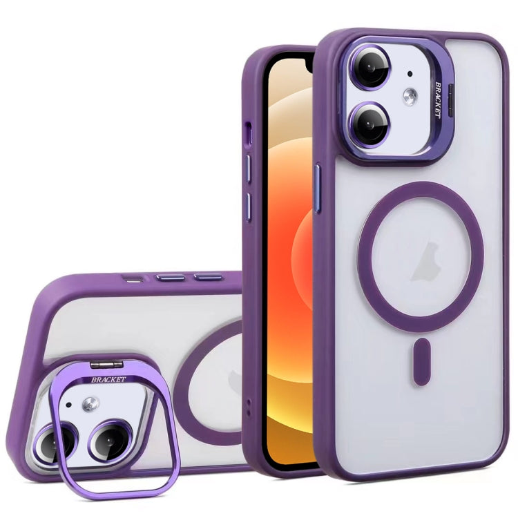 For iPhone 12 U1 Invisible Lens Holder Acrylic + TPU MagSafe Magnetic Phone Case