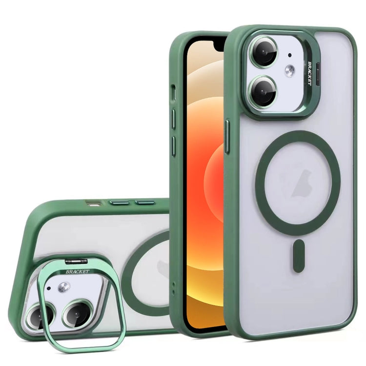 For iPhone 12 U1 Invisible Lens Holder Acrylic + TPU MagSafe Magnetic Phone Case