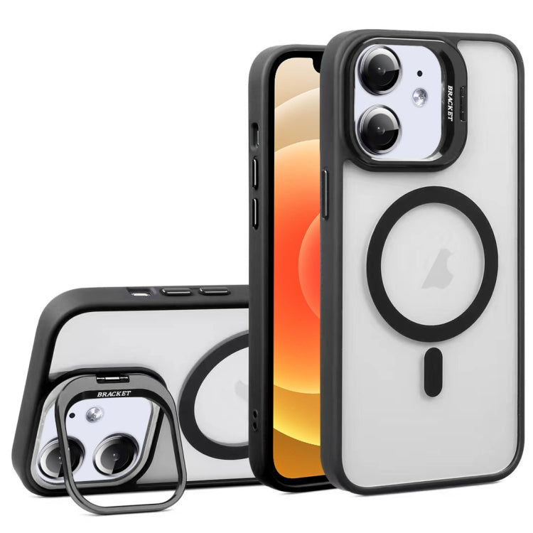 For iPhone 12 U1 Invisible Lens Holder Acrylic + TPU MagSafe Magnetic Phone Case