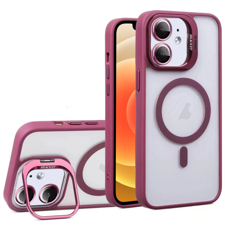 For iPhone 12 U1 Invisible Lens Holder Acrylic + TPU MagSafe Magnetic Phone Case