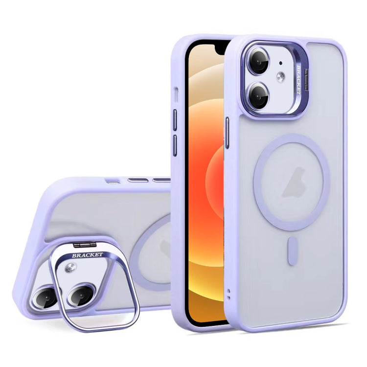For iPhone 12 U1 Invisible Lens Holder Acrylic + TPU MagSafe Magnetic Phone Case