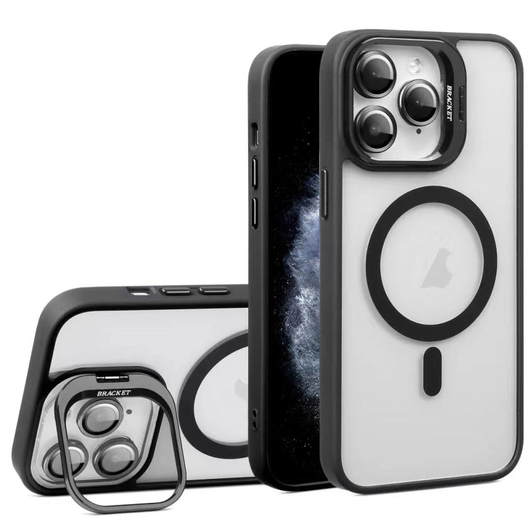 For iPhone 11 Pro Max U1 Invisible Lens Holder Acrylic + TPU MagSafe Magnetic Phone Case
