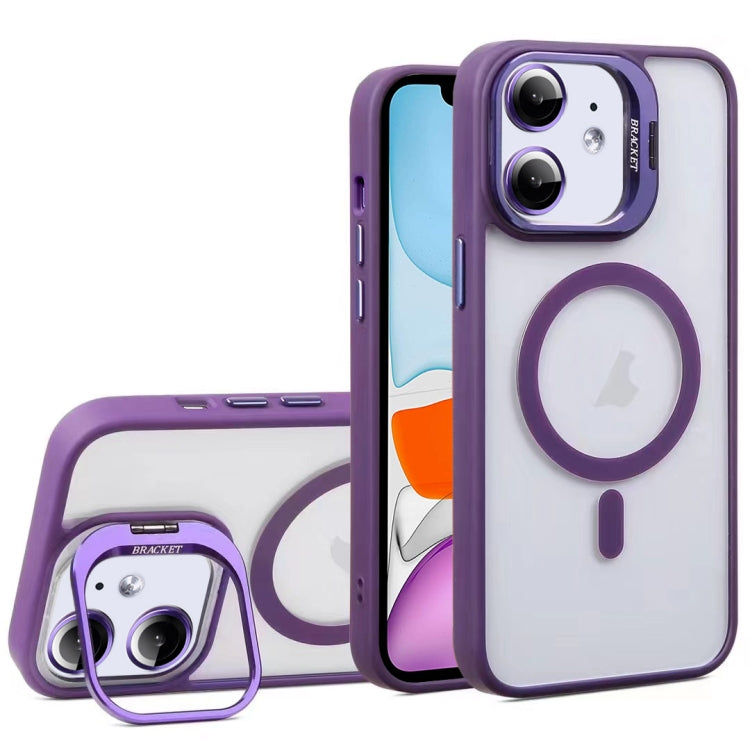 For iPhone 11 U1 Invisible Lens Holder Acrylic + TPU MagSafe Magnetic Phone Case