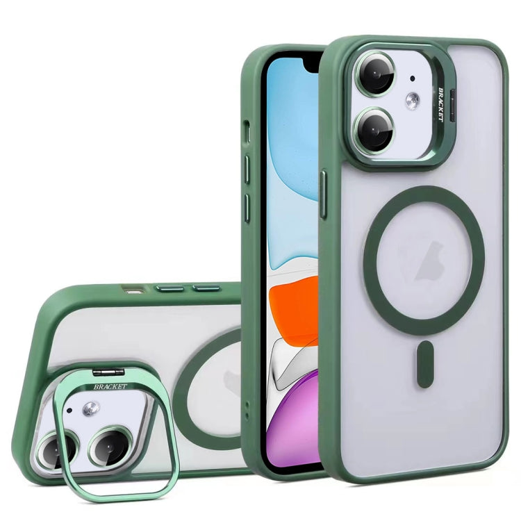 For iPhone 11 U1 Invisible Lens Holder Acrylic + TPU MagSafe Magnetic Phone Case