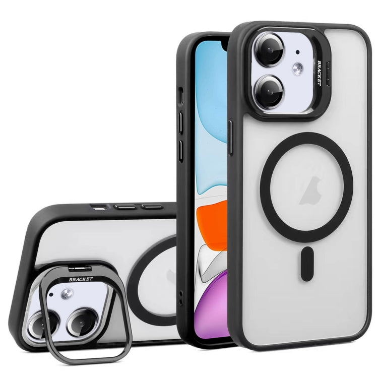 For iPhone 11 U1 Invisible Lens Holder Acrylic + TPU MagSafe Magnetic Phone Case