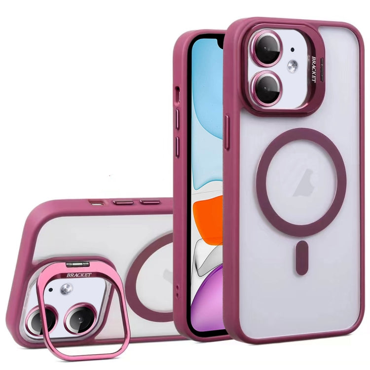 For iPhone 11 U1 Invisible Lens Holder Acrylic + TPU MagSafe Magnetic Phone Case
