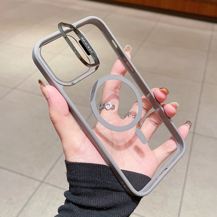 For iPhone 15 Pro Max U1 Invisible Lens Holder Acrylic + TPU MagSafe Magnetic Phone Case