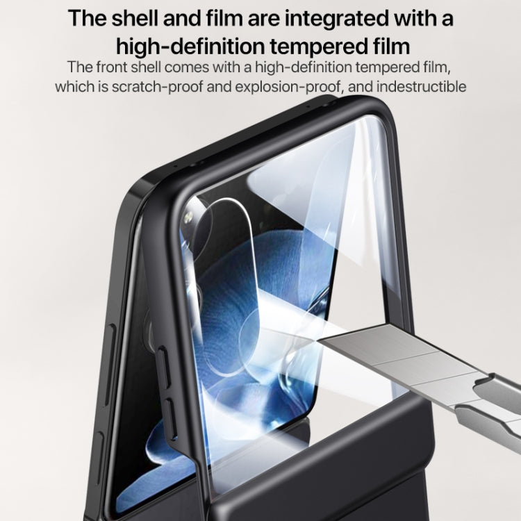 For Xiaomi Mix Flip Integrated Skin Feel Spring Hinge Phone Case