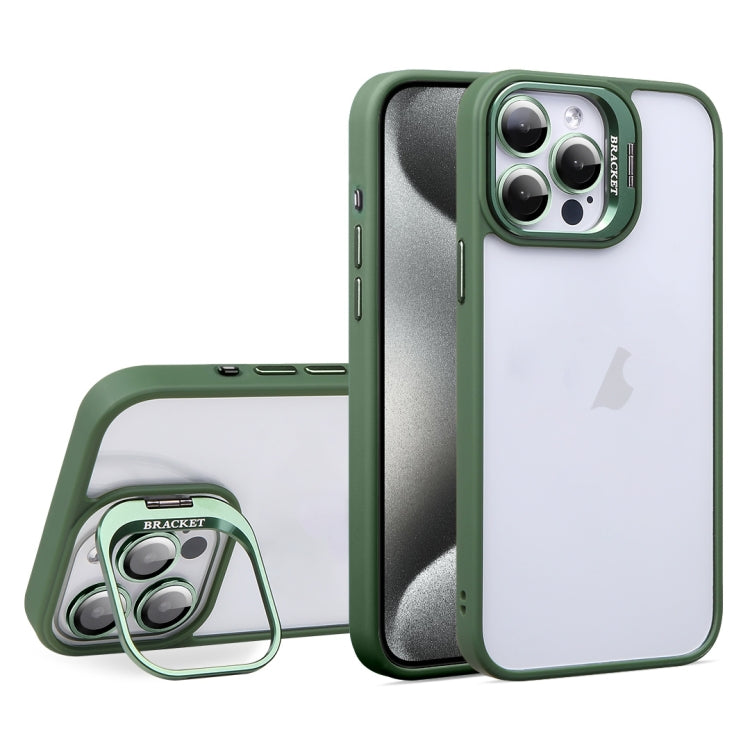 For iPhone 15 Pro Max U1 Invisible Lens Holder Acrylic + TPU Shockproof Phone Case