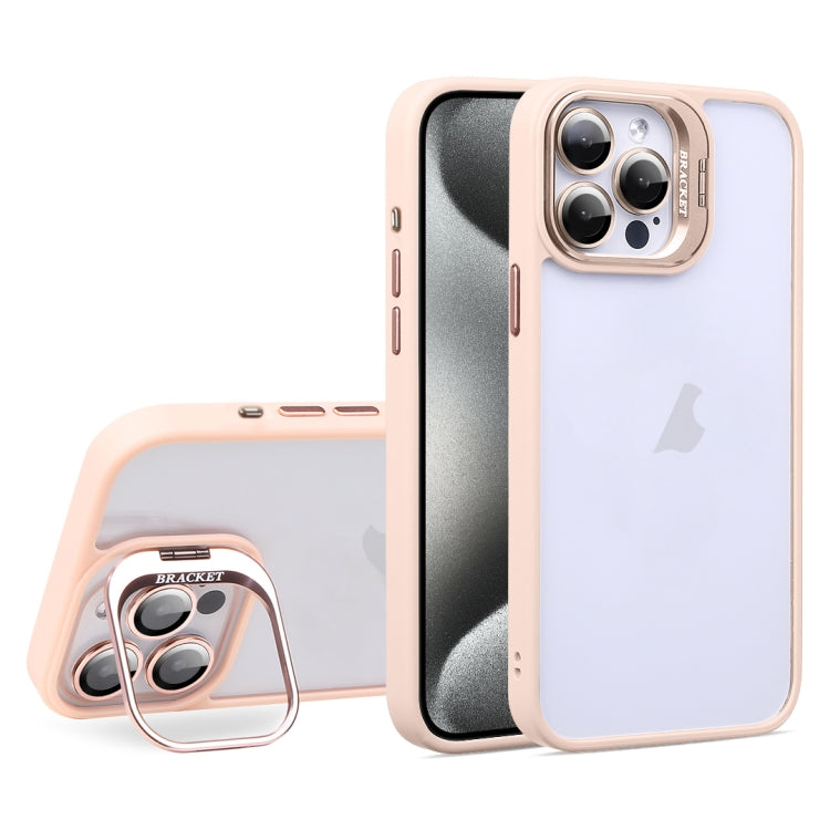 For iPhone 15 Pro U1 Invisible Lens Holder Acrylic + TPU Shockproof Phone Case