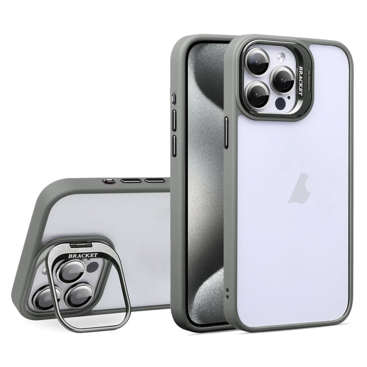 For iPhone 15 Pro U1 Invisible Lens Holder Acrylic + TPU Shockproof Phone Case