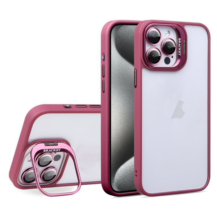 For iPhone 15 Pro U1 Invisible Lens Holder Acrylic + TPU Shockproof Phone Case