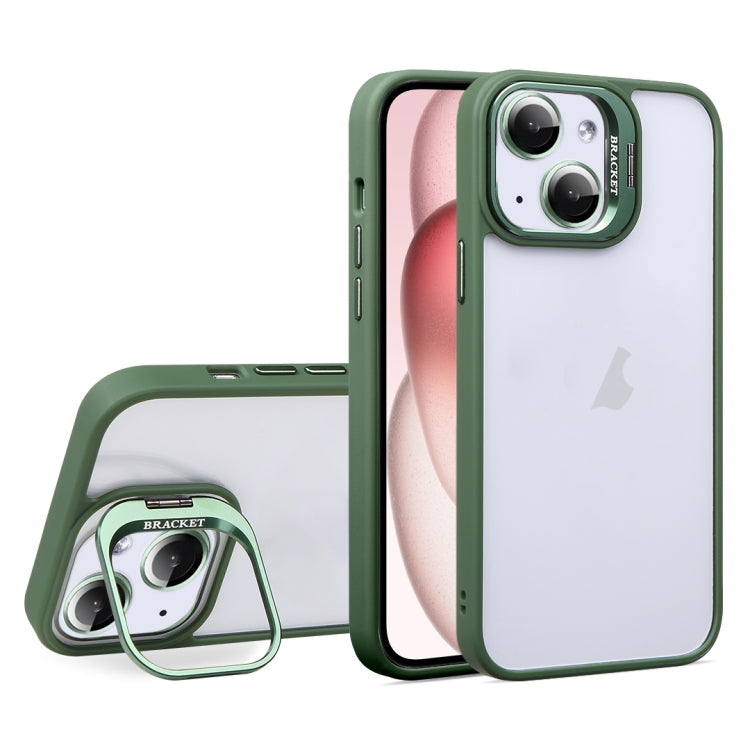 For iPhone 15 Plus U1 Invisible Lens Holder Acrylic + TPU Shockproof Phone Case