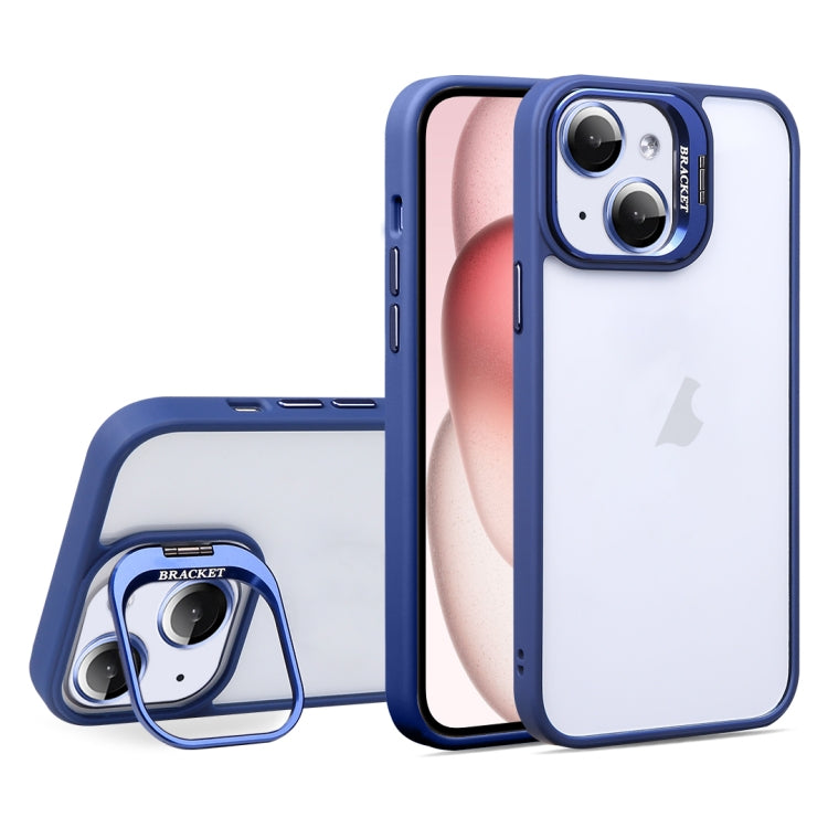 For iPhone 15 Plus U1 Invisible Lens Holder Acrylic + TPU Shockproof Phone Case