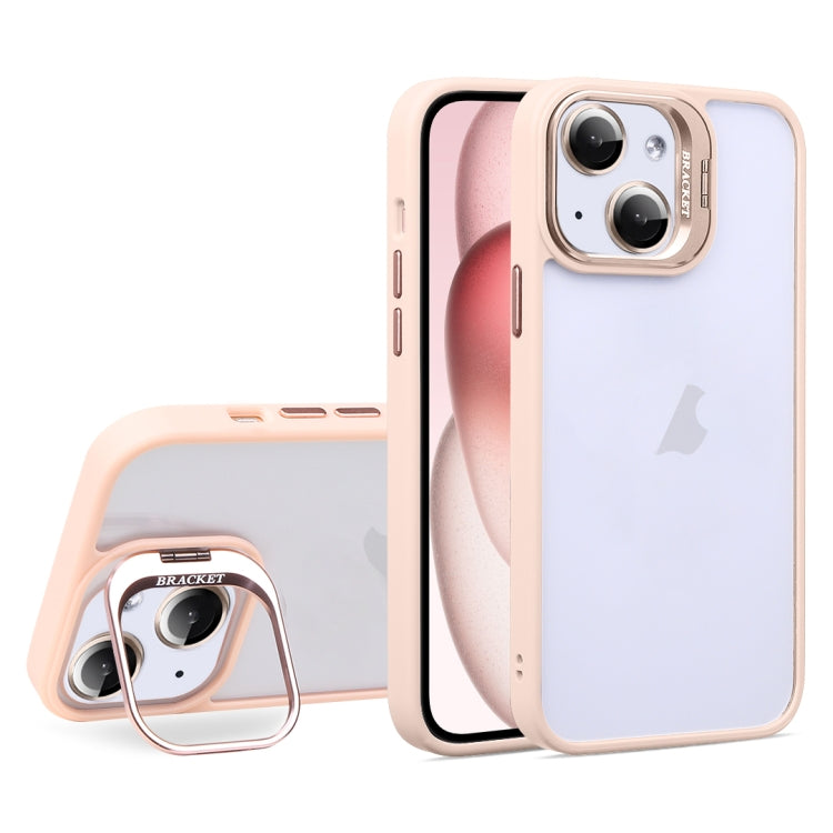 For iPhone 15 U1 Invisible Lens Holder Acrylic + TPU Shockproof Phone Case