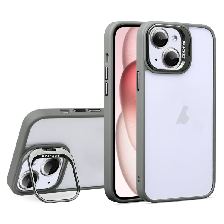 For iPhone 15 U1 Invisible Lens Holder Acrylic + TPU Shockproof Phone Case