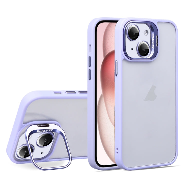 For iPhone 15 U1 Invisible Lens Holder Acrylic + TPU Shockproof Phone Case