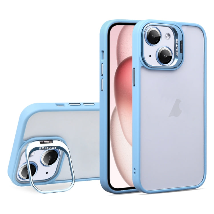 For iPhone 15 U1 Invisible Lens Holder Acrylic + TPU Shockproof Phone Case
