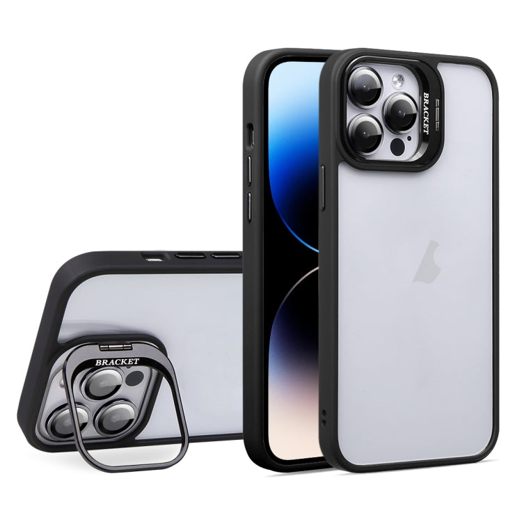 For iPhone 14 Pro Max U1 Invisible Lens Holder Acrylic + TPU Shockproof Phone Case