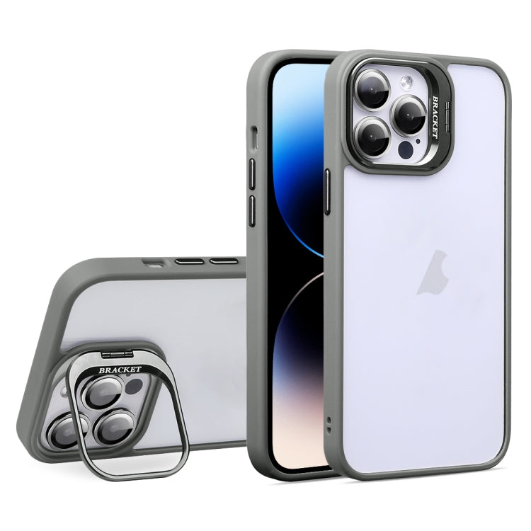 For iPhone 14 Pro Max U1 Invisible Lens Holder Acrylic + TPU Shockproof Phone Case