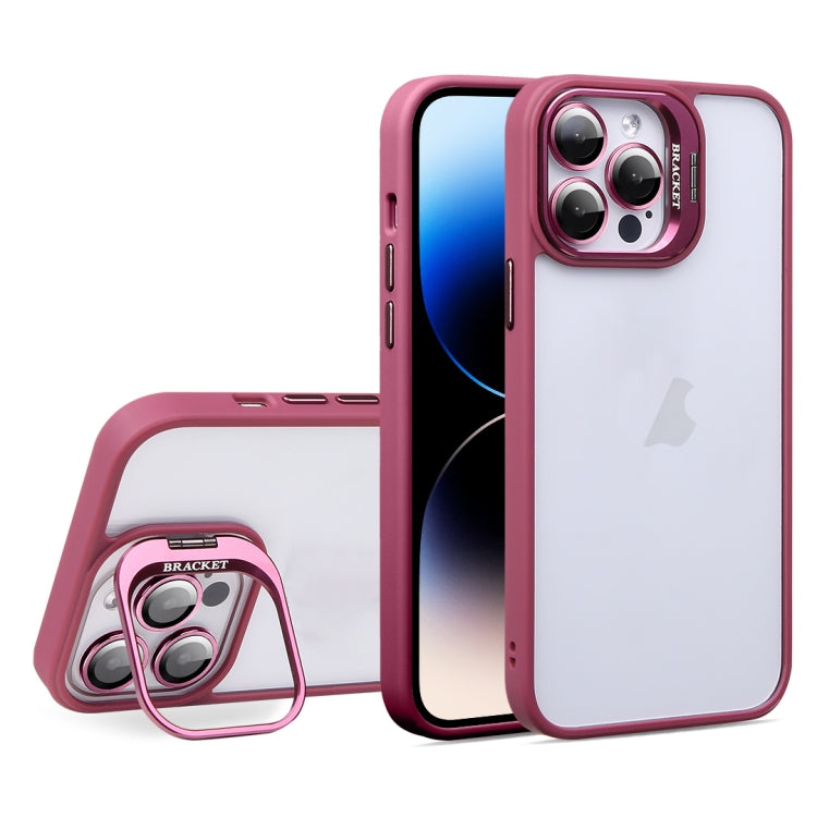 For iPhone 14 Pro Max U1 Invisible Lens Holder Acrylic + TPU Shockproof Phone Case