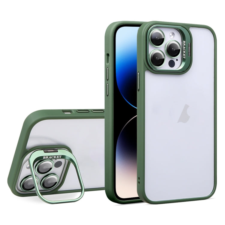 For iPhone 14 Pro U1 Invisible Lens Holder Acrylic + TPU Shockproof Phone Case