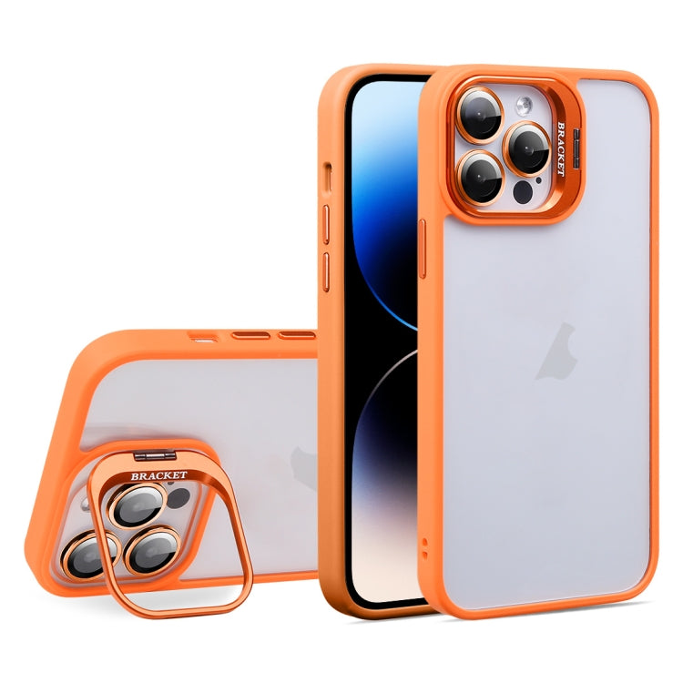 For iPhone 14 Pro U1 Invisible Lens Holder Acrylic + TPU Shockproof Phone Case