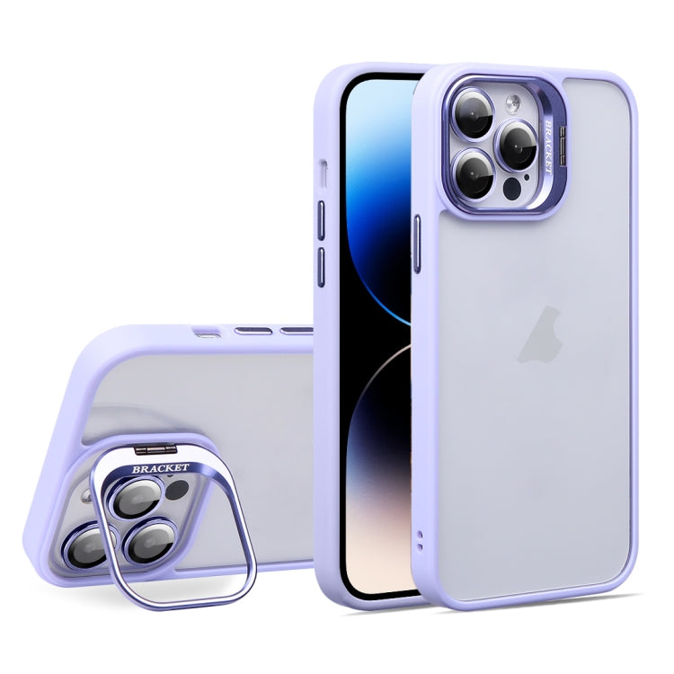 For iPhone 14 Pro U1 Invisible Lens Holder Acrylic + TPU Shockproof Phone Case