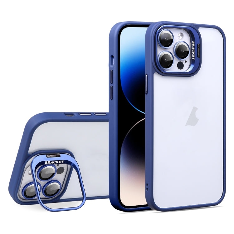 For iPhone 14 Pro U1 Invisible Lens Holder Acrylic + TPU Shockproof Phone Case