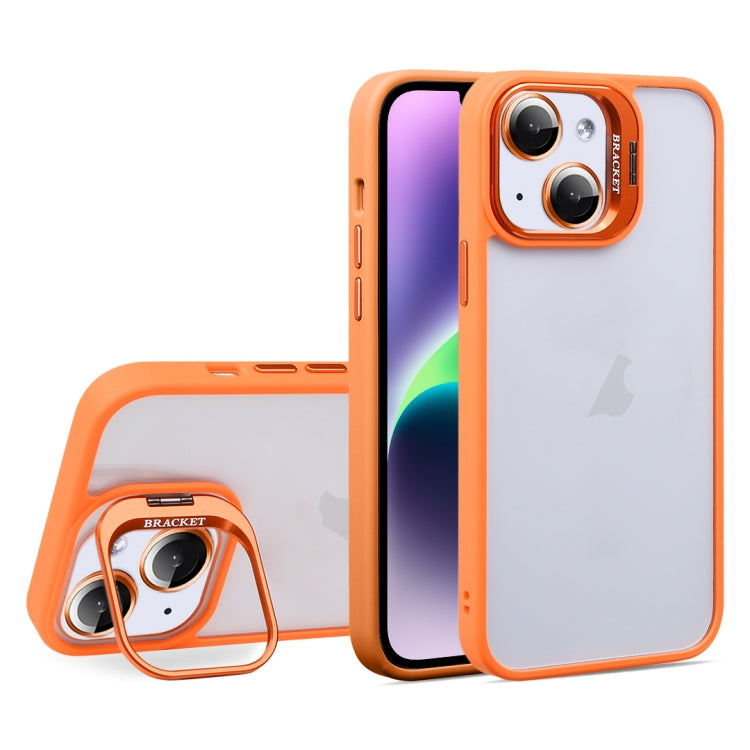 For iPhone 14 Plus U1 Invisible Lens Holder Acrylic + TPU Shockproof Phone Case