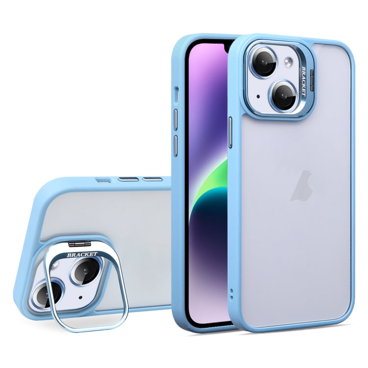 For iPhone 14 Plus U1 Invisible Lens Holder Acrylic + TPU Shockproof Phone Case