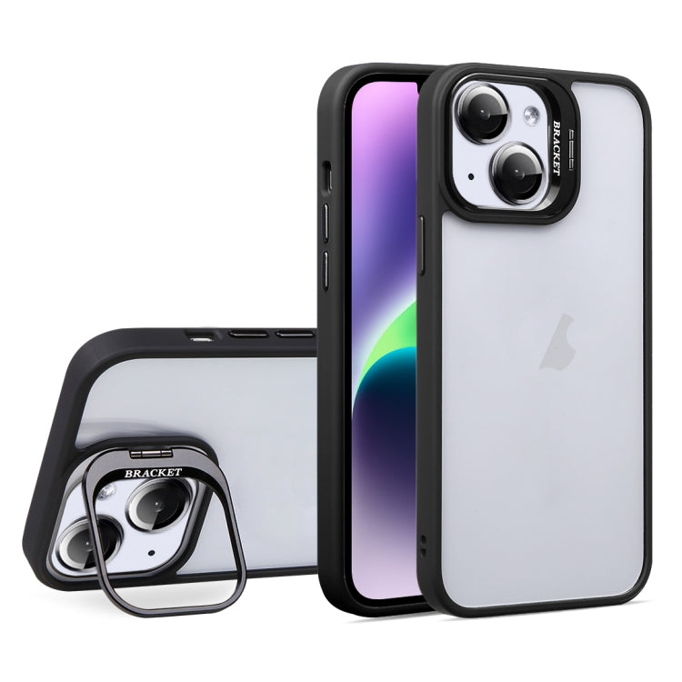 For iPhone 14 U1 Invisible Lens Holder Acrylic + TPU Shockproof Phone Case