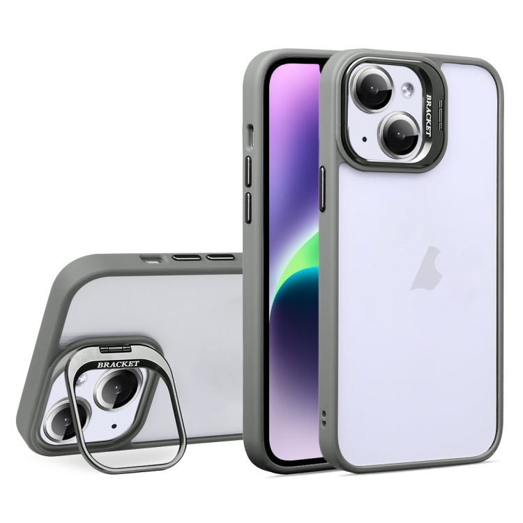 For iPhone 14 U1 Invisible Lens Holder Acrylic + TPU Shockproof Phone Case