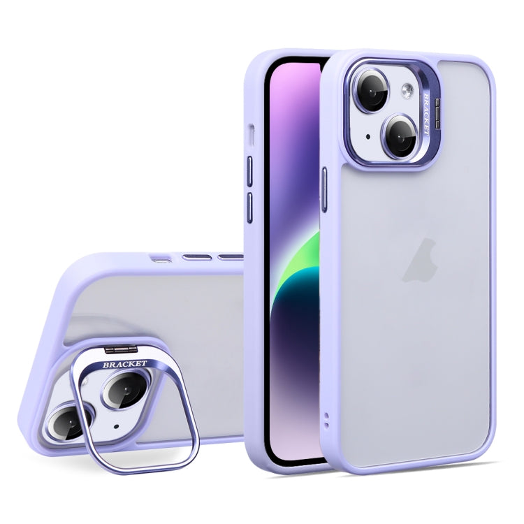 For iPhone 14 U1 Invisible Lens Holder Acrylic + TPU Shockproof Phone Case