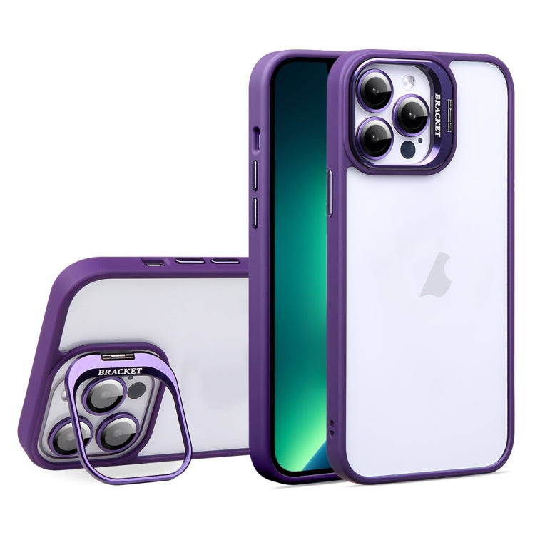 For iPhone 13 Pro Max U1 Invisible Lens Holder Acrylic + TPU Shockproof Phone Case