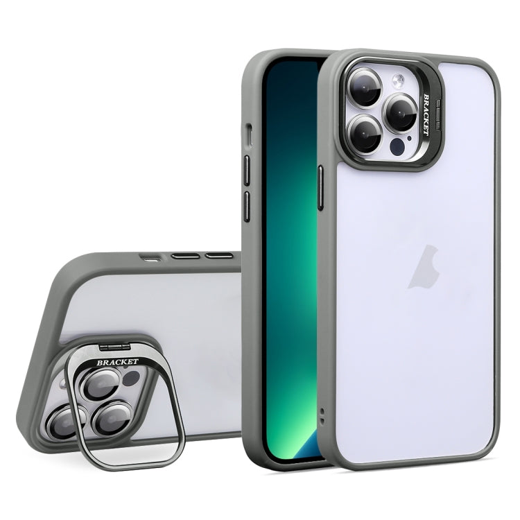For iPhone 13 Pro Max U1 Invisible Lens Holder Acrylic + TPU Shockproof Phone Case