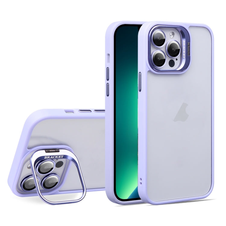 For iPhone 13 Pro Max U1 Invisible Lens Holder Acrylic + TPU Shockproof Phone Case