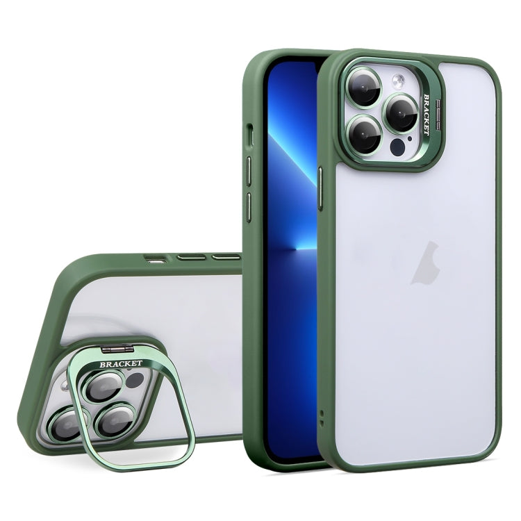 For iPhone 13 Pro U1 Invisible Lens Holder Acrylic + TPU Shockproof Phone Case