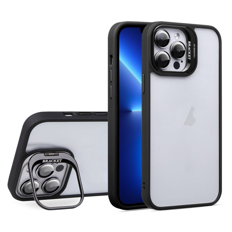 For iPhone 13 Pro U1 Invisible Lens Holder Acrylic + TPU Shockproof Phone Case